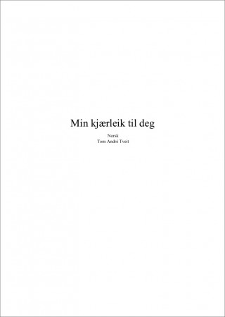 Min kjærleik til deg